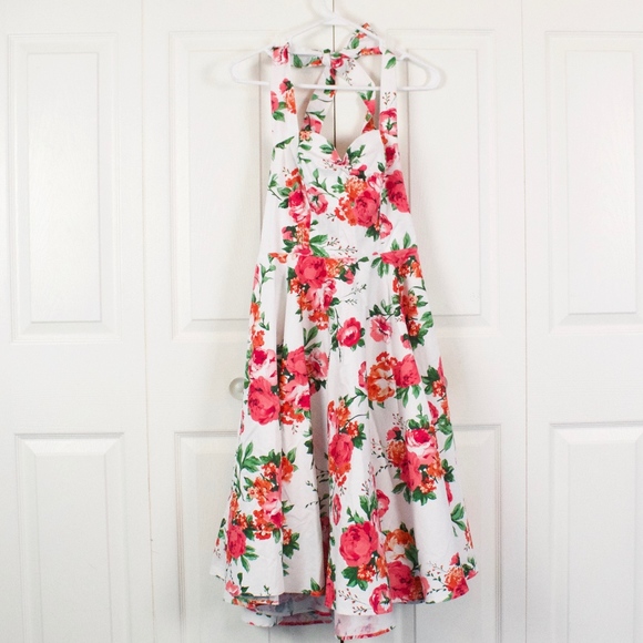 Grace Karin Dresses & Skirts - NEW Grace Karin Fit Flare Flower Dress Open Back S